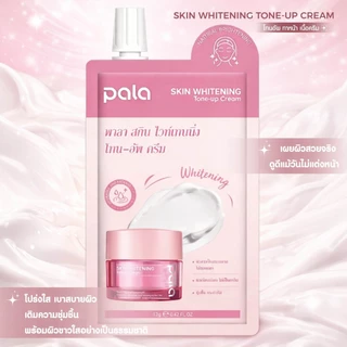 ตะกร้าบริษัท [ 8 g. ] PALA โทนอัพ SKIN WHITENING Tone-up Cream ไม่ทิ้งคราบ แต่งหน้าติดทน