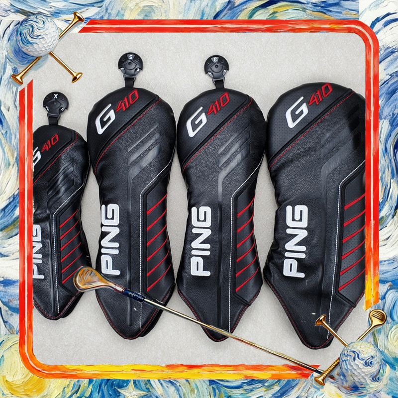 Protektor ng golf club PING G410 Golf No. 1.3.5 Wooden Club Cover Club Cover Head Cover Ball Head