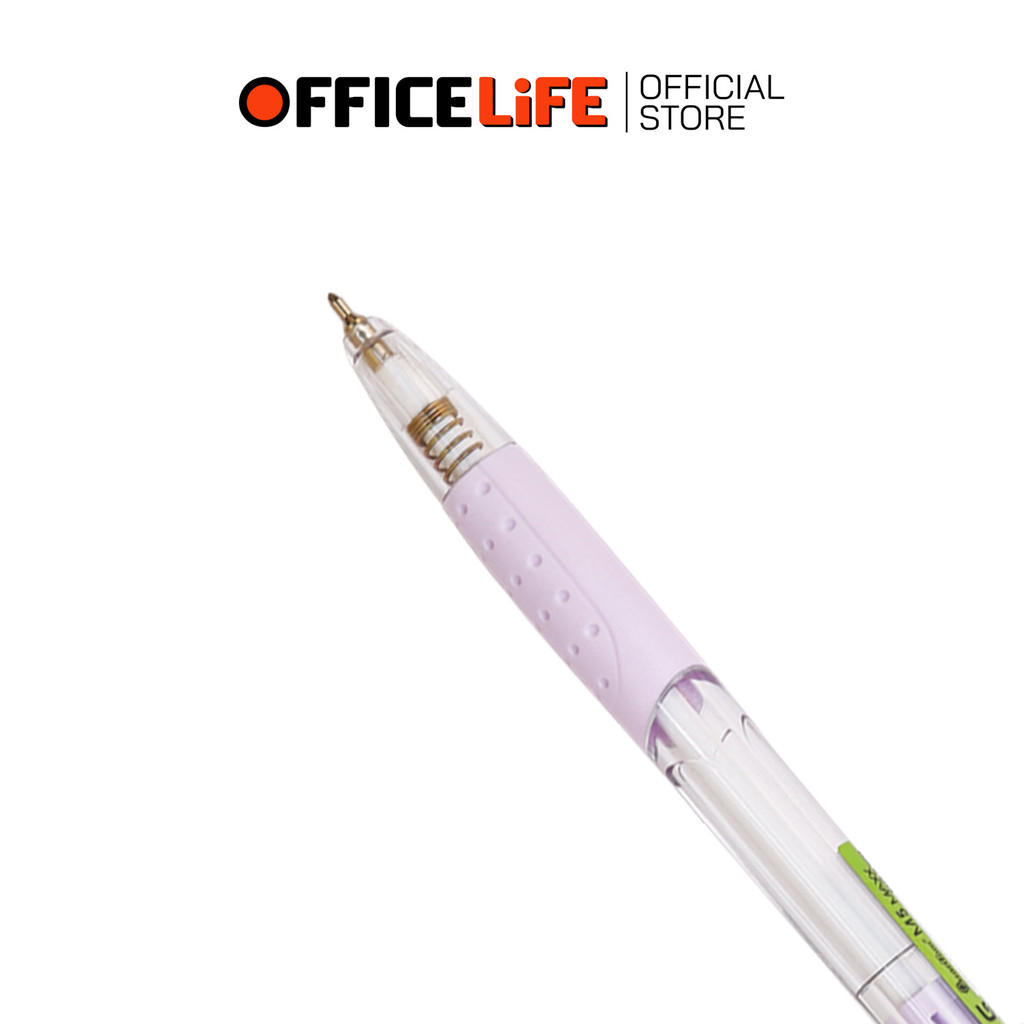 Quantum (ควอนตัม) ปากกาลูกลื่น ปากกา รุ่น M5 Maxx หมึกน้ำเงิน ขนาด 0.5 มม. ( แพ็ค 3 ด้าม ) - รูปที่ 2