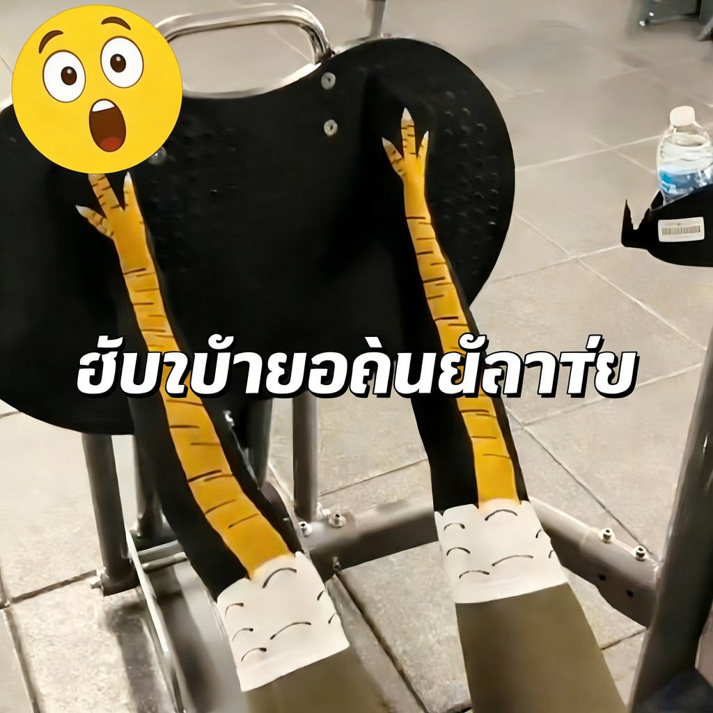 พร้อมส่ง🐓ถุงเท้าขาไก่ ถุงเท้าตีนไก่ 🍗chicken leg socks ดูผอมลง อบอุ่น ตลก ถุงเท้าสั้น/ถุงเท้ายาว