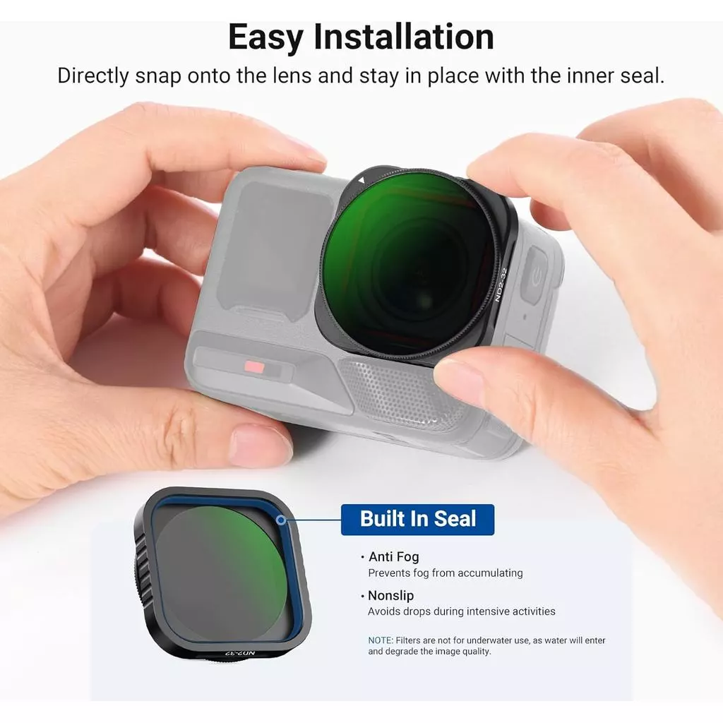 ตัวกรอง NEEWER Variable ND2-32 เข้ากันได้กับ Insta360 Ace Pro/Ace Pro 2 thumbnail 8