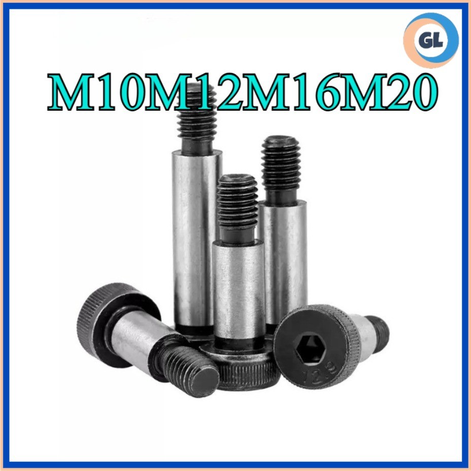 น็อต โชว์เดอร์ จม หกเหลี่ยม สตีลเกรด 12.9 โบลท์ หัวจม M10M12M16M20 / Shoulder Hexagon Socket Screw L