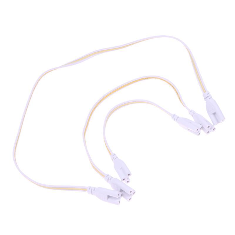 StardustLab 5 ชิ้น Flexiable Double End 3Pin LED Tube Connector สาย T4 T5 T8 สายไฟสําหรับหลอด LED แบ