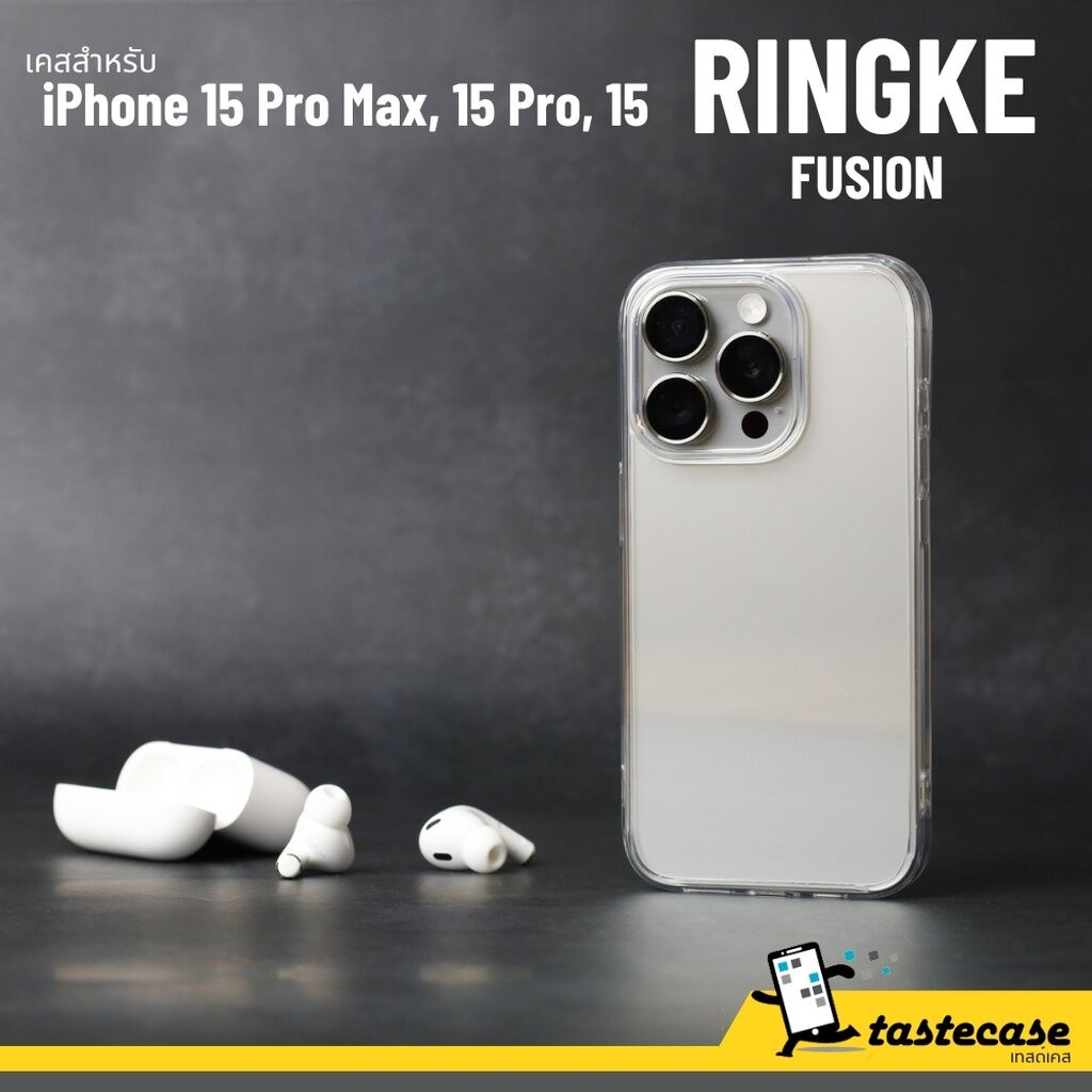Ringke Fusion เคสสำหรับ iPhone 15 Pro Max, iPhone 15 Pro, iPhone 15 Plus และ iPhone 15(พร้อมส่ง)