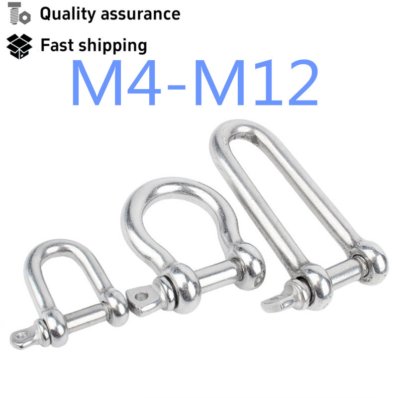 304/316 สแตนเลสสตีลขยาย D-Shaped BUCKLE M4-M12 มาตรฐานแห่งชาติ D-Shaped BUCKLE ซ็อกเก็ตหกเหลี่ยมโบว์
