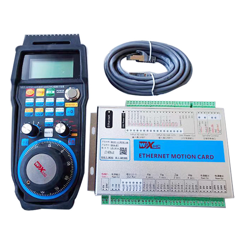 WarrantyEthernet Port 3 4 6 Axes Motion Control Board MACH3 Wireless Handwheel สําหรับเครื่องแกะสลัก