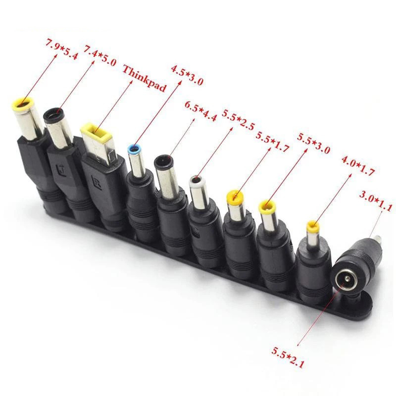 แจ็ค DC Adapter Converter 5.5x2.1 มม.แจ็คสําหรับปลั๊ก DC อะแดปเตอร์ไฟ AC สายคอมพิวเตอร์ตัวเชื่อมต่อโน้ตบุ๊คแล็ปท็อป