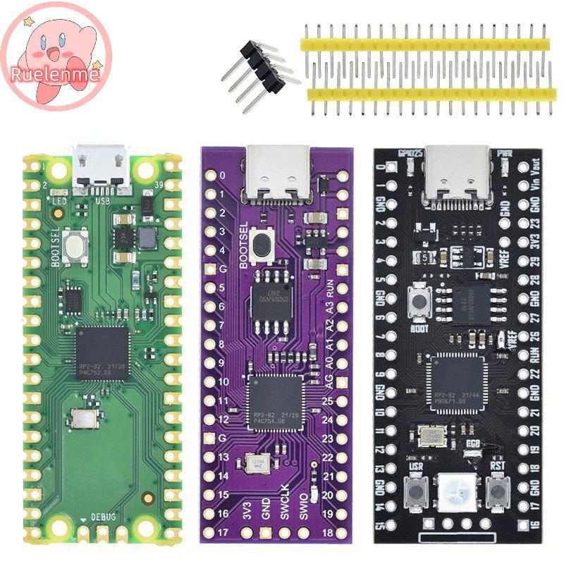 Uelenme 1 PC RP2040 บอร์ด TYPE-C USB-C สําหรับ Raspberry Board 4MB /8MB/16MB RP2 Raspberry Pi Microc