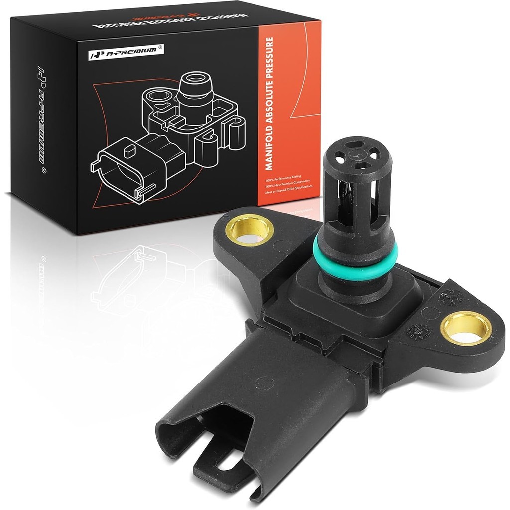 A-Premium Turbocharger Boost Sensor [4 Pins] ใช้งานร่วมกับ BMW 335i, 335is, 335xi, 535i, 535i GT, 53