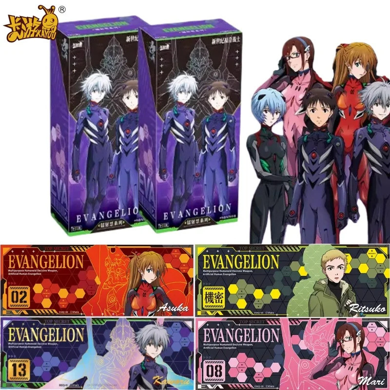 KAYOU ของแท้ Evangelion: สร้างตั๋วเลเซอร์ Evangelion Q - EVA Collectors Root Card อะนิเมะสินค้าของขวัญ