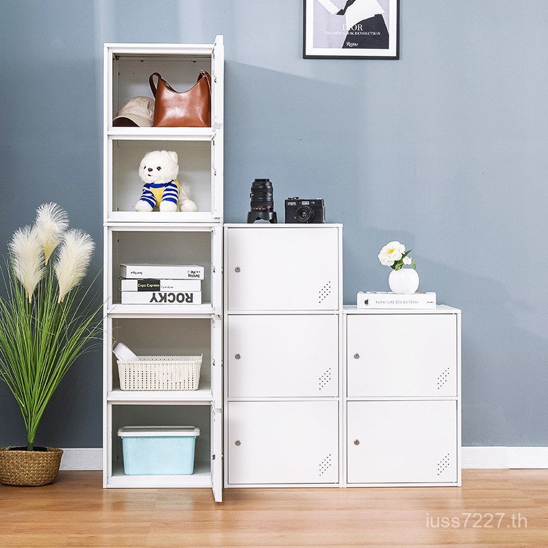 ตู้เก็บของดีบุก Locker Locker Locker แฟ้มในครัวเรือนสํานักงานล็อคประตูเดียวตู้ขนาดเล็กตู้ต่ําแคบ 80X