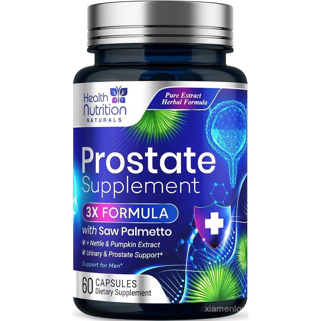 Prostate Health Supplements for Men 1000mg - 3X Strength with Saw Palmetto Blend Stinging Nettle Roo