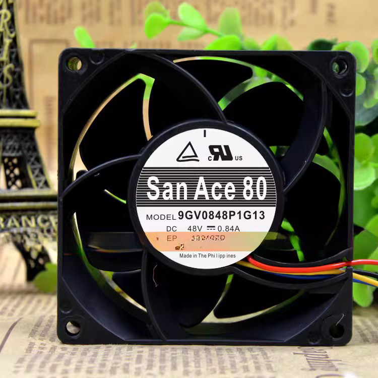 ยี่ห้อใหม่ Sanyo 9GV0848P1G13 8038 48V 0.84A 4 สาย pwm อุณหภูมิควบคุมปรับ High-End พัดลม