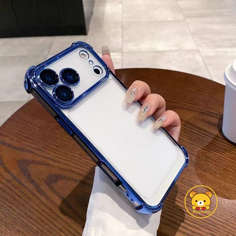 ชุบสี่มุมปลอกใสสําหรับ OPPO K13 Turbo Pro A60 A6 Max GT A6X A6S A6T F31 Pro Plus 4G 5G โปร่งใสนุ่มเค