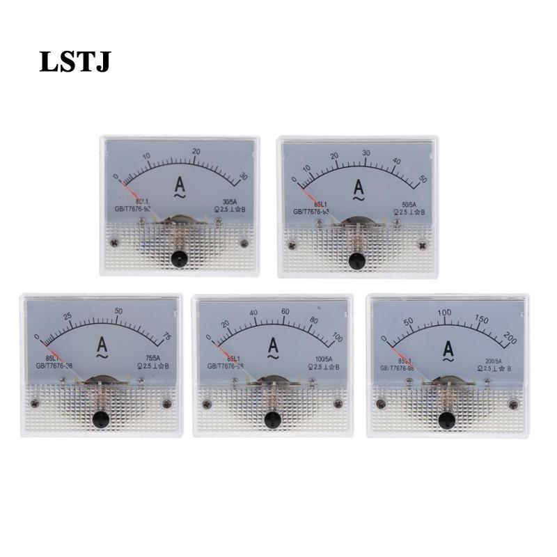 [Lstjj] AC 5A 85L1 Analog Panel Current Ampere Meter Ammeter 0-30/50/100/200A