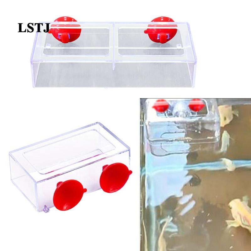 [Lstjj] Fish Foal Food Ring Aquarium Aquarium Aquarium Accessories อุปกรณ์เสริม Aquarius โปร่งใส