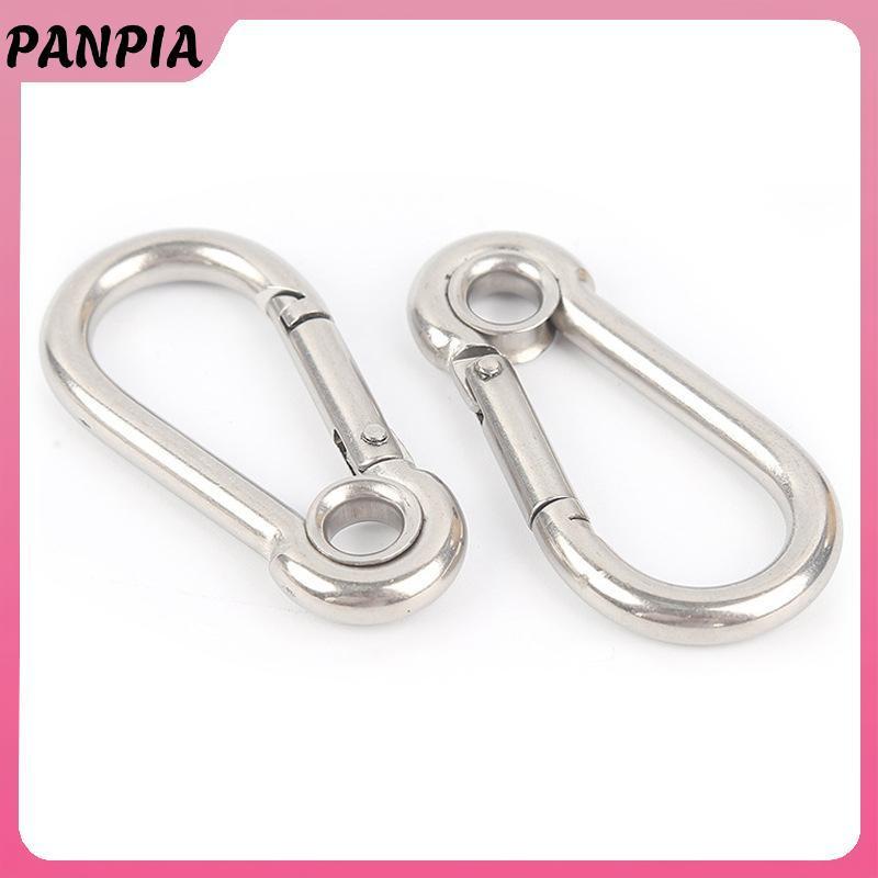 PANPIA M4 M5 M6 M7 M8 สแตนเลส Carabiner Carbine Snap Hook พร้อมตาไก่สปริง Bule Key แหวน PANPIA