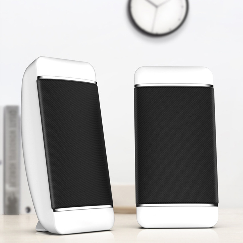 Portable Computer Speakers, USB Powered Desktop Speakers with Stereo Sound, Stereo Speakers for Note