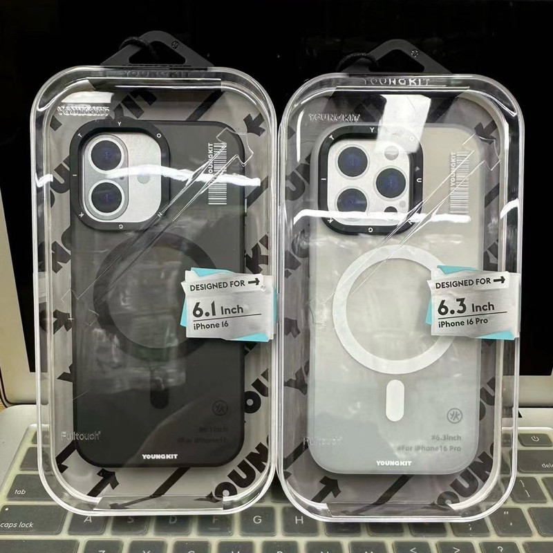 YOUNGKIT เคสโทรศัพท์มือถือ แม่เหล็ก สำหรับ i Phone 16 / 16Pro / 16ProMax