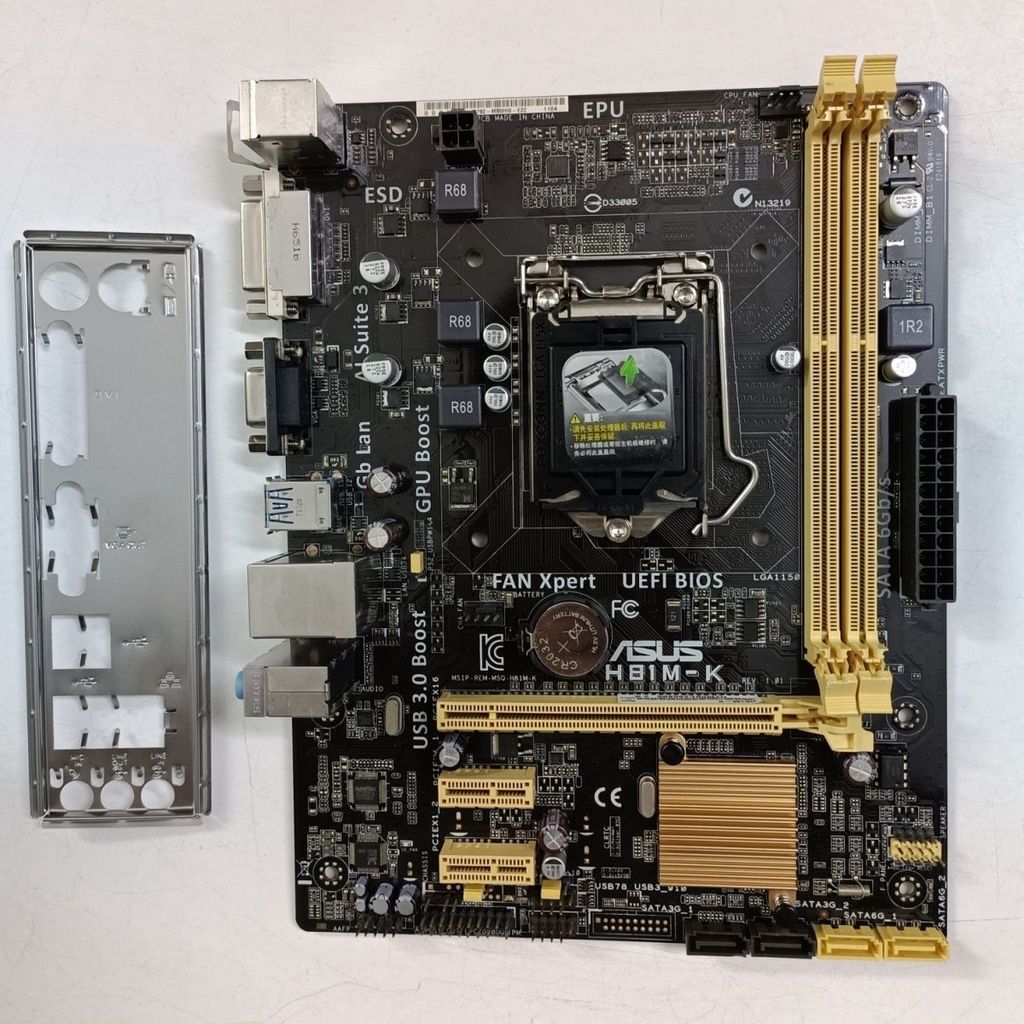 เมนบอร์ด ASUS H81M-D R2.0/K/E Socket 1150 ใหม่