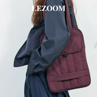 เลซูม กระเป๋าสะพายไหล่คอมพิวเตอร์สีทึบเรียบง่ายสบาย ๆ อเนกปร…