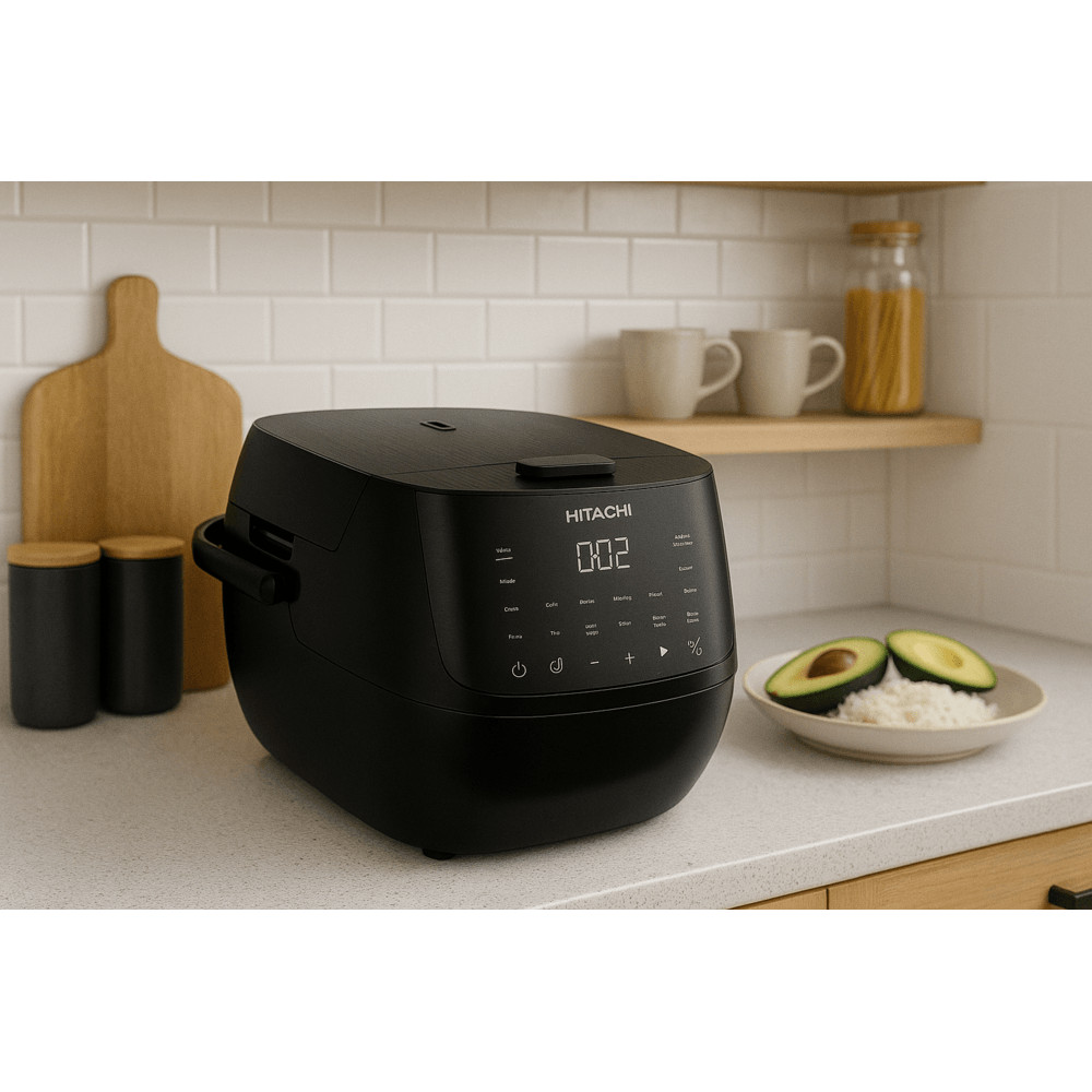 HITACHI หม้อหุงข้าวดิจิตอล ขนาด 1.8 ลิตร รุ่น  RZ-S18VN สีดำ