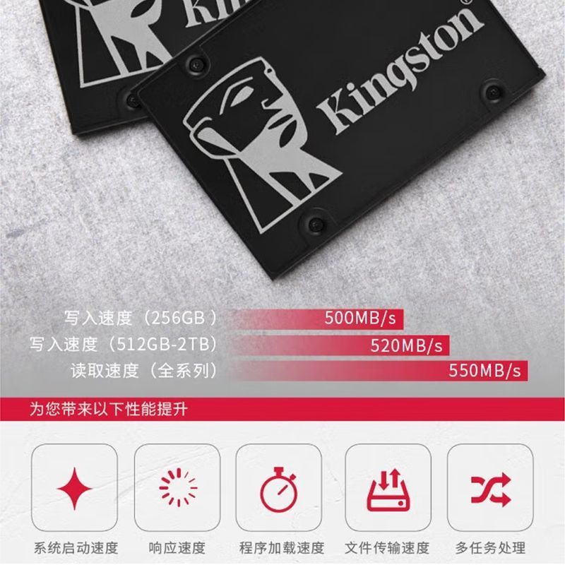 【Kingston KC600】SSD SATA3 2.5" ระดับองค์กร ใหม่แท้