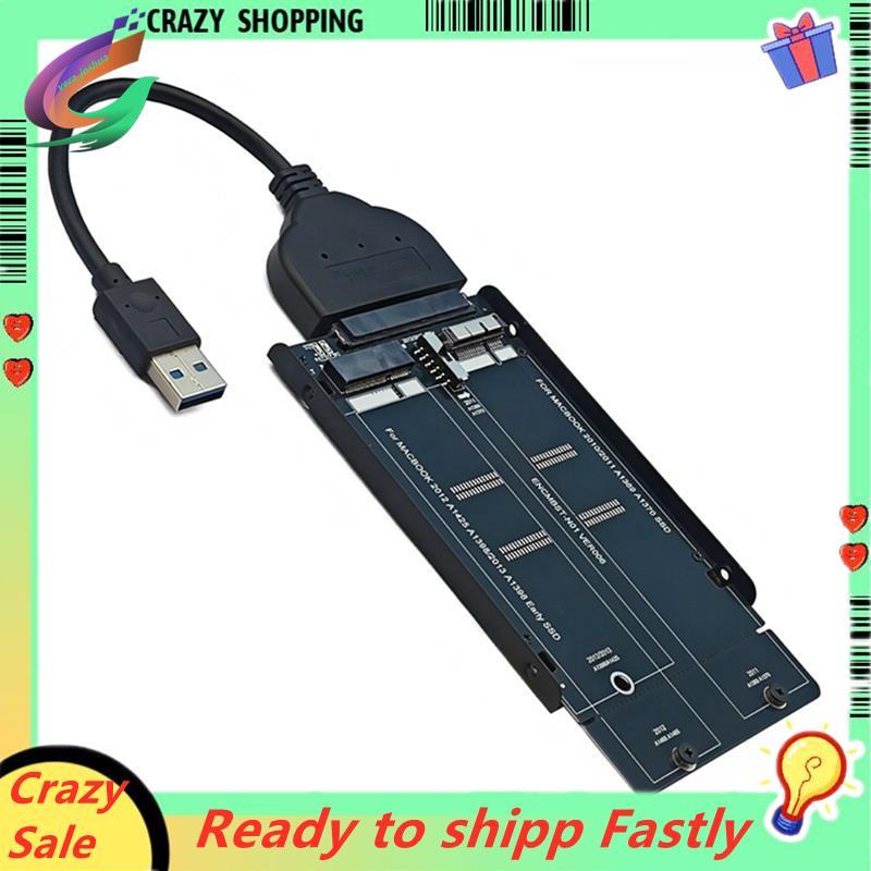 M.2 SSD อะแดปเตอร์สําหรับMacbook 2012 1425/1398/1466/1465 A1425 A1398 MC975 MC976 กรณีEnclosure 22Pi