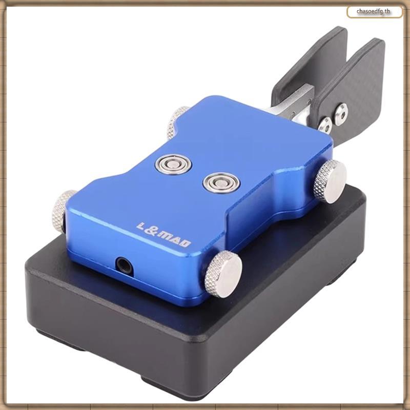 [BP] CW Key กุญแจอัตโนมัติสําหรับ Dual ใบพัด 3.5 มม.คลื่นสั้นวิทยุ Morse Code Key Telegraph Training