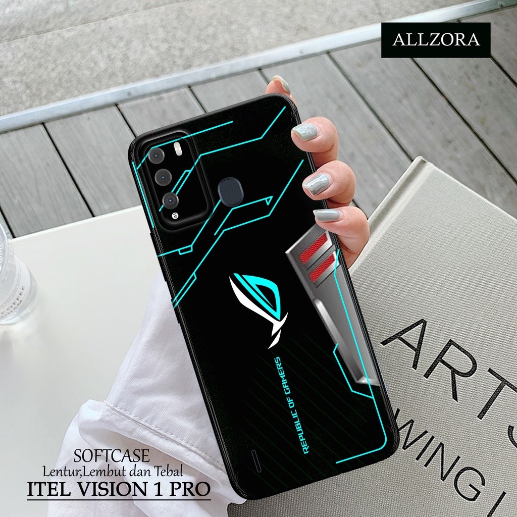 ALLZORA - เคส Itel Vision 1 Pro ล่าสุด - เคสสําหรับเล่นเกมแฟชั่น - เคสกล้อง Pro - เคสโทรศัพท์ Itel V