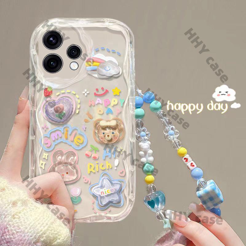 เคสใสกันกระแทกพร้อมกล้อง Protector เจลลี่ขอบสามมิติ สําหรับ OPPO Reno 15/15 Pro/15 Pro Max/15F 5G