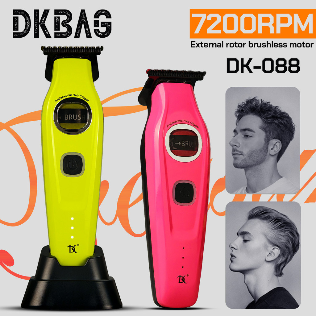 DKBAG DK-088 มอเตอร์ไร้แปรง 7200 RPM ปัตตาเลี่ยนผมไฟฟ้าสําหรับร้านทําผมปัตตาเลี่ยนมืออาชีพ