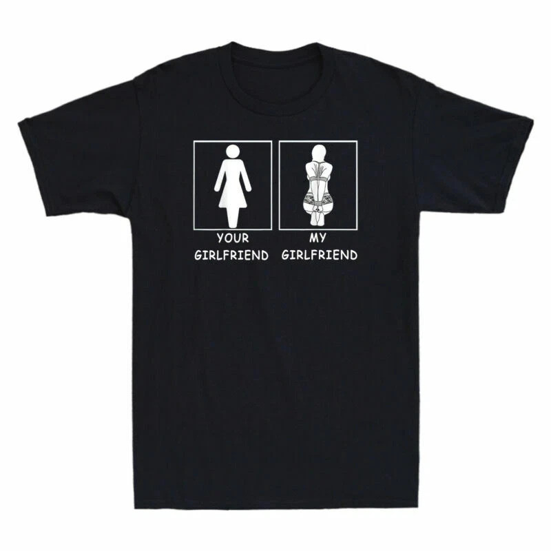 SAYA Girlfriend Tee You VS Cotton Tee My Mens Welfare Welfare Female Friends Printing Design Comfort
