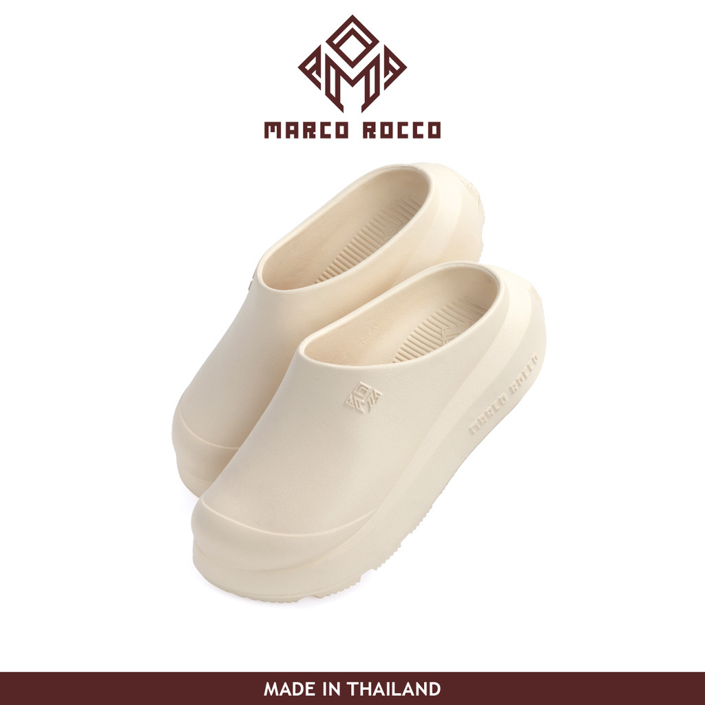 Marco Rocco รองเท้าแตะ แฟชั่นผู้หญิง EVA พื้นหนา พื้นนุ่ม ระบายอากาศและเสริมส้นเท้า สำหรับทุกเพศ ส่งจากไทย