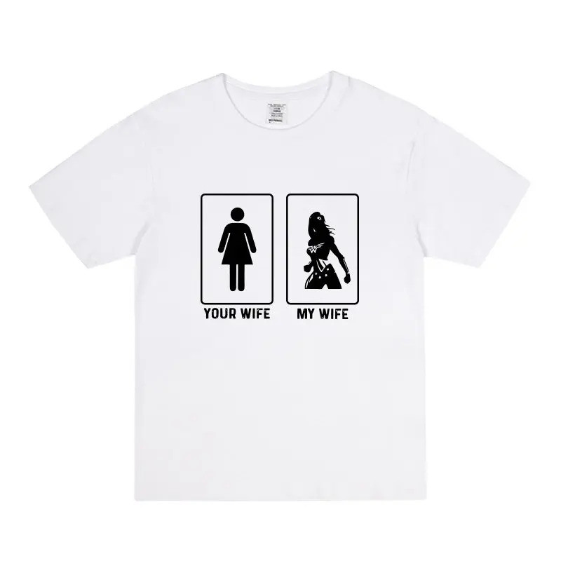 เสื้อยืดแขนสั้นสนุกส่วนบุคคลสําหรับผู้ชายและผู้หญิงฤดูร้อนใหม่รายการ Wonder Woman Iste