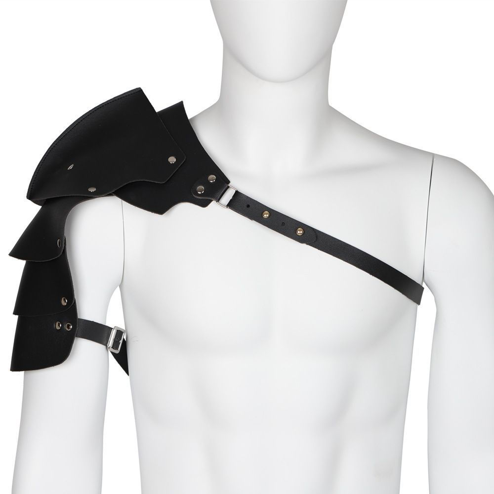 New Product#Medieval Armor Hot-Selling Battle Knight Armor Shoulder Armor Shrug Cape Cloak Belt PU L