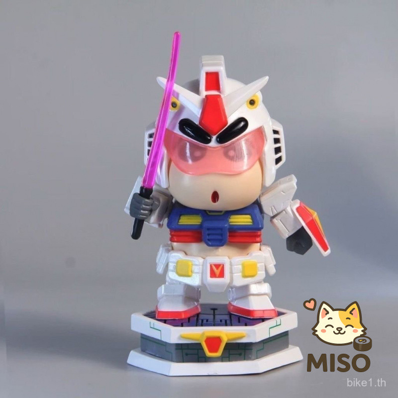 ข้อเสนอพิเศษเวลาจํากัด Crayon Shin-Chan รุ่น GK ฐานรุ่น Nohara Shinnosuke Luminous Gundam รถ Hand-Made ตกแต่งตุ๊กตาของขวัญ