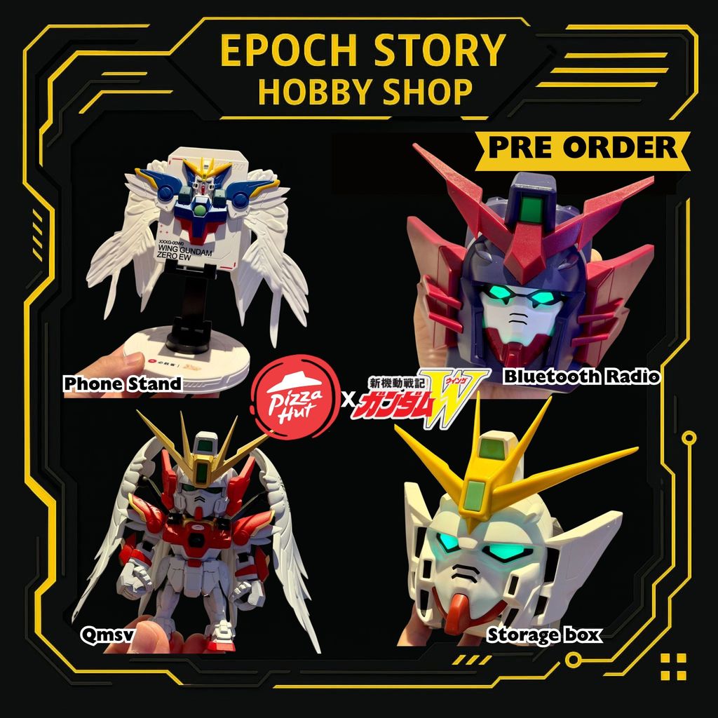 Pizza Hut x Gundam W Limited Collaboration Edition