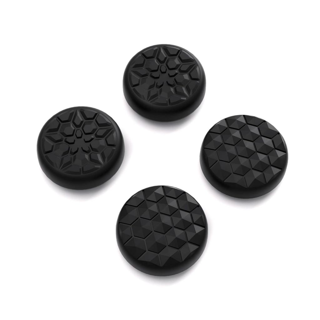Thumb Grip Caps สําหรับ Steam Deck LCD, ซิลิโคน Thumbsticks Grips จอยสติ๊ก Caps สําหรับ Steam Deck OLED - Diamond Grain & Crack Bomb Design
