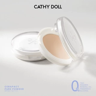 Cathy Doll Cerapact Pure Powder เคที่ดอลล์ เซราแพ็คเพียวพาวเดอร์ เอสพีเอฟ50+ พีเอ++++ 12g,4.5g.