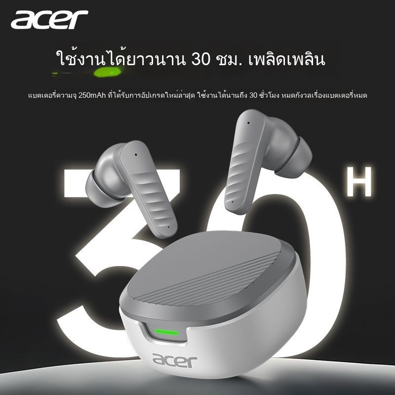 【Acer】/หูฟังบลูทูธรุ่นOHR503-1แบบไร้สายสำหรับเล่นกีฬาสองข้างขนาดมินิลดเสียงรบกวนของแท้คุณภาพเสียงสูง