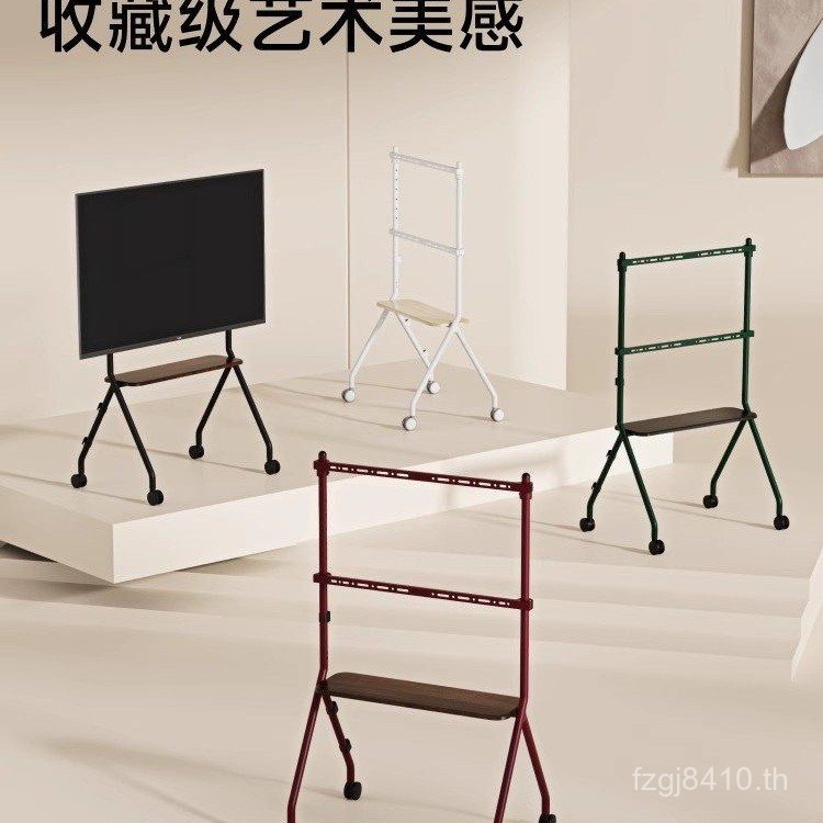 ชั้นวางรถเข็นแบบตั้งพื้น TV fs350 ล้อ Mobile TV Stick หมุนพร้อมนิ้ว 37-86 สามารถ NSFA