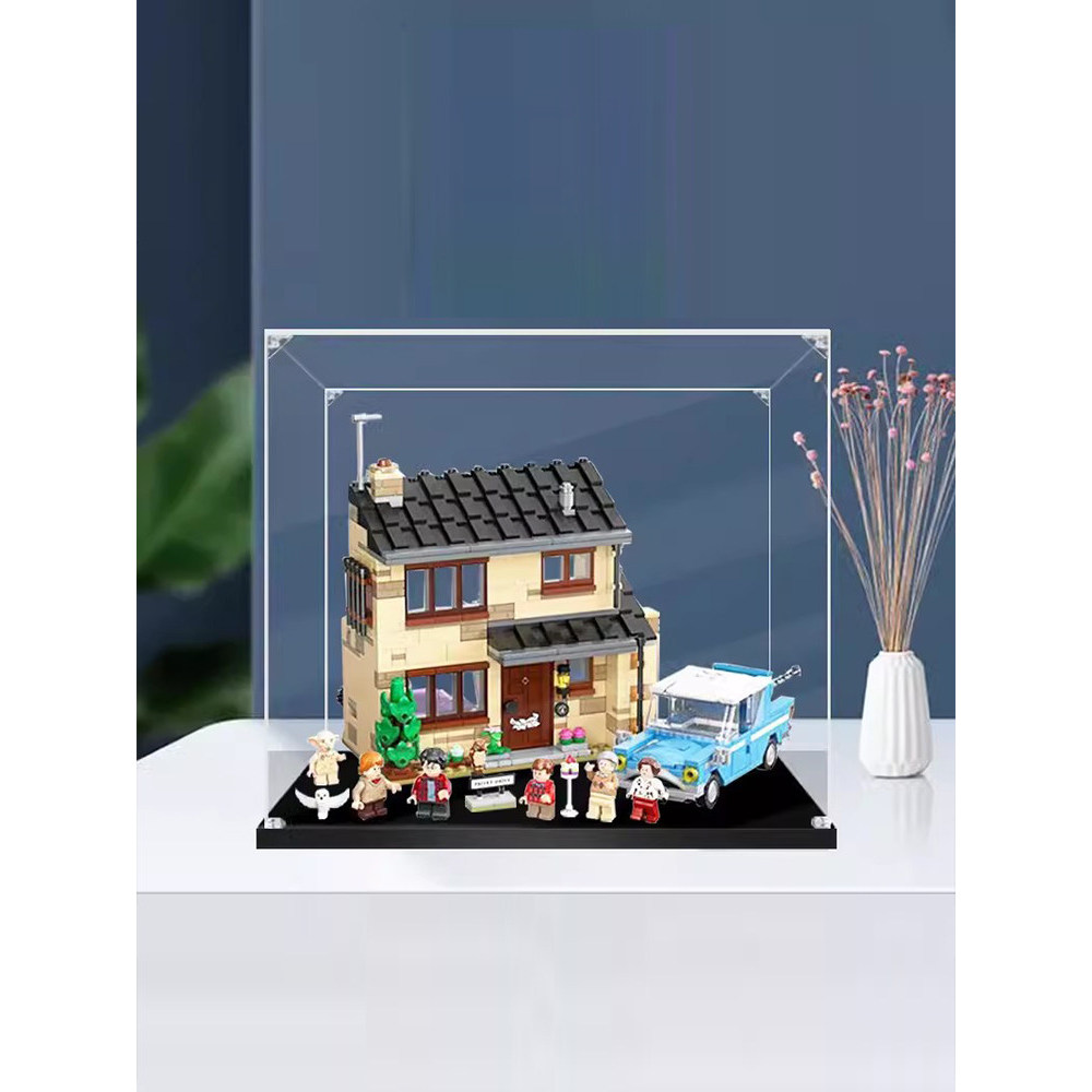 [กล่องแสดงโปร่งใส] หญิง Zhenlu No. 4 กล่องแสดงอะคริลิเหมาะสําหรับเลโก้75968โปร่งใสป้องกันฝุ่นฝาครอบป