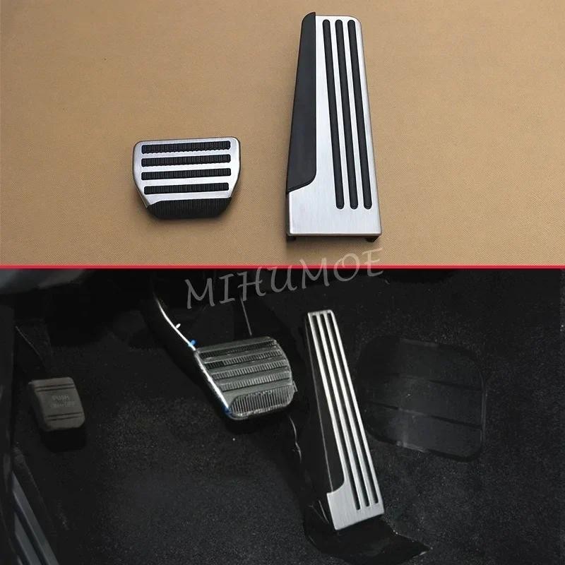 สําหรับ Infiniti Q50 Q70 QX50 QX70 2014 2015 2016 2017 เท้าเบรคเหยียบครอบคลุม Trims ชุดลื่นสแตนเลส 2