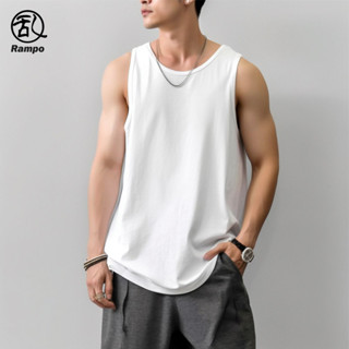 เสื้อกั๊กผ้าฝ้ายแท้สำหรับผู้ชาย ขนาดหนัก 240 กรัม อเมริกันไว…