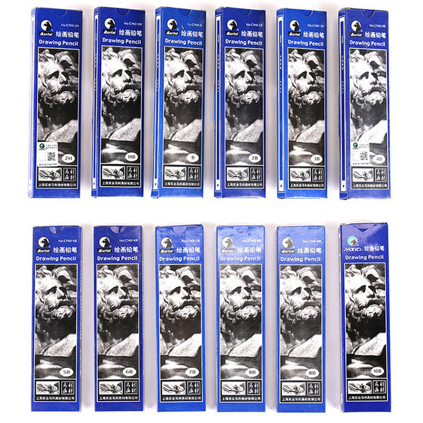 กบเหลาดินสอ ดินสอ 2b Marley 2b ดินสอขายส่ง 14B Matte Extra Strong ภาพวาดปากกา Sketch Soft Medium Har