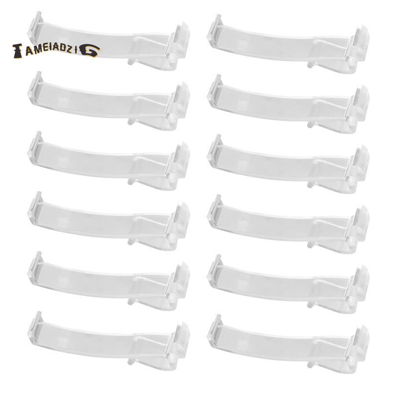 [คุณภาพ T]2.5 นิ้ว Valance Clips Window Blind Clips พลาสติกใส Valance Retainer Holder Hidden Valance