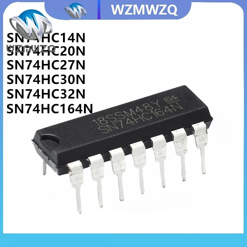 5PCS SN74HC14N DIP-14 DIP74HC14N 74HC14 SN74HC20N SN74HC27N SN74HC30N SN74HC32N SN74HC164N 74HC20 74
