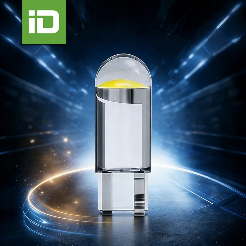 CARiD หลอดไฟหรี่ ขั้วT10 หลอดไฟติดป้ายทะเบียนรถยนต์ T10 โปร่งใส W5W Cob 194 168 Led