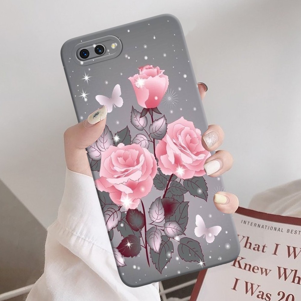 เคสหรูระดับพรีเมียม OPPO A3S / REALME C1 เคสโทรศัพท์คลุมทั้งหมด BEAUTIFUL FLOWER GEMESIN Softcase Pr